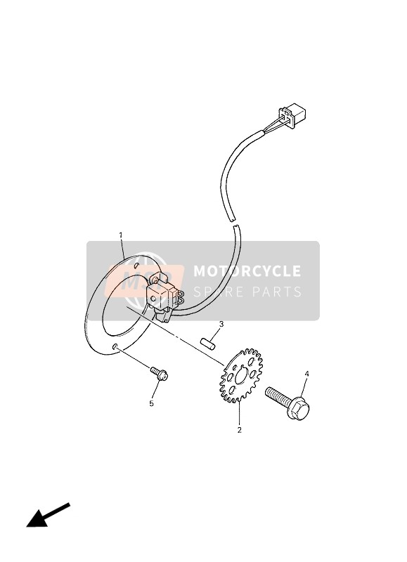 Yamaha XJR1300 2016 Bobine de détection & Gouverneur pour un 2016 Yamaha XJR1300