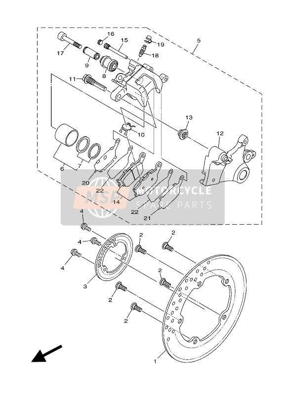 BREMSSATTEL HINTEN