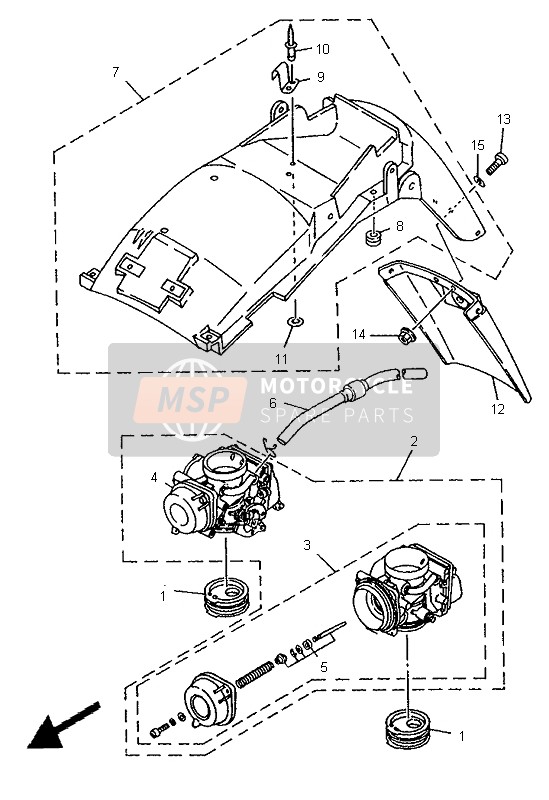 Alternate Carburettor & Fender (SWE,CH)