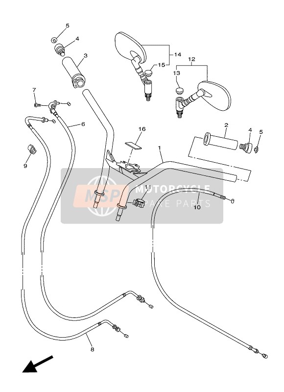 Steering Handle & Cable