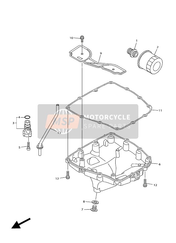 Yamaha YZF-R1 2016 ÖLFILTER für ein 2016 Yamaha YZF-R1