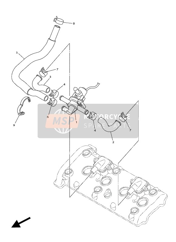 Yamaha YZF-R1 2016 Air Induction System for a 2016 Yamaha YZF-R1