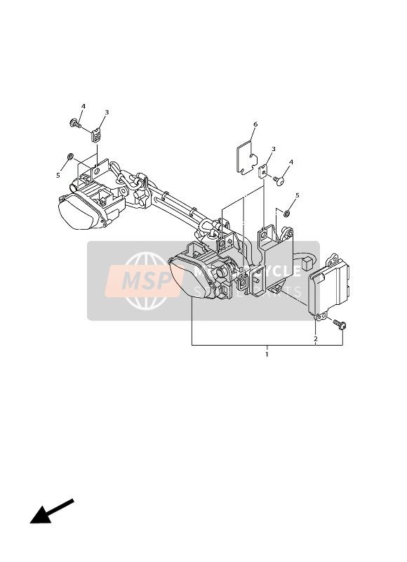 Yamaha YZF-R1 2016 Phare pour un 2016 Yamaha YZF-R1