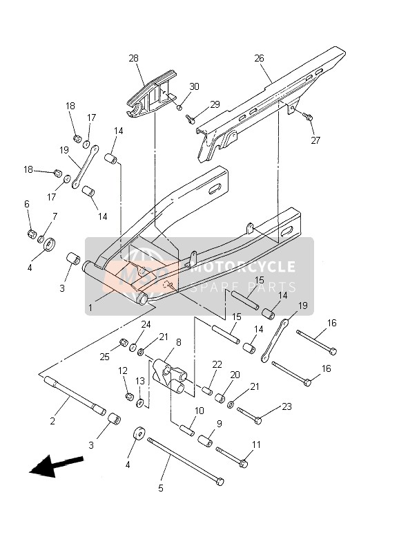 4KM2217A0000, Arm, Relay, Yamaha, 2