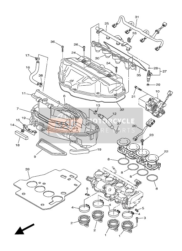 Yamaha YZF-R6 2016 Admission pour un 2016 Yamaha YZF-R6