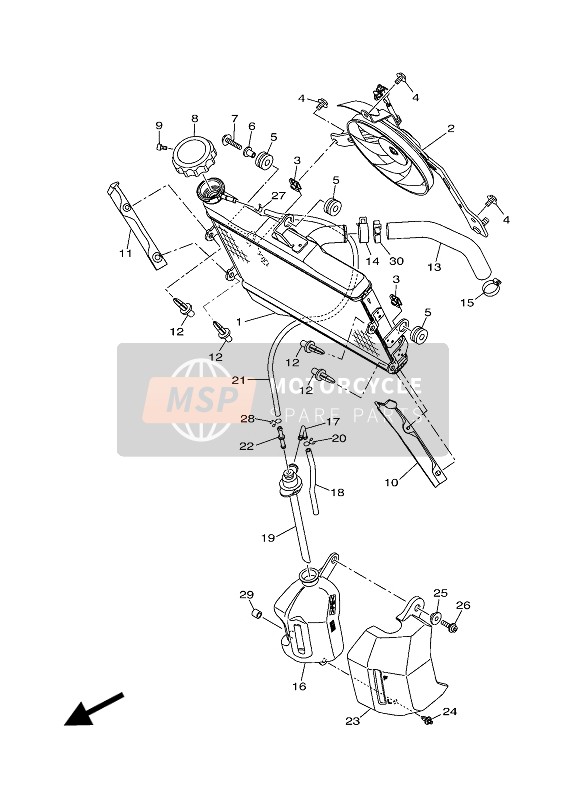 BC6E246A0000, Couvercle 1, Yamaha, 0