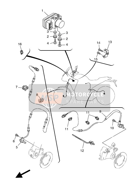 BC6859300600, Hydraulic Unit Assy, Yamaha, 0