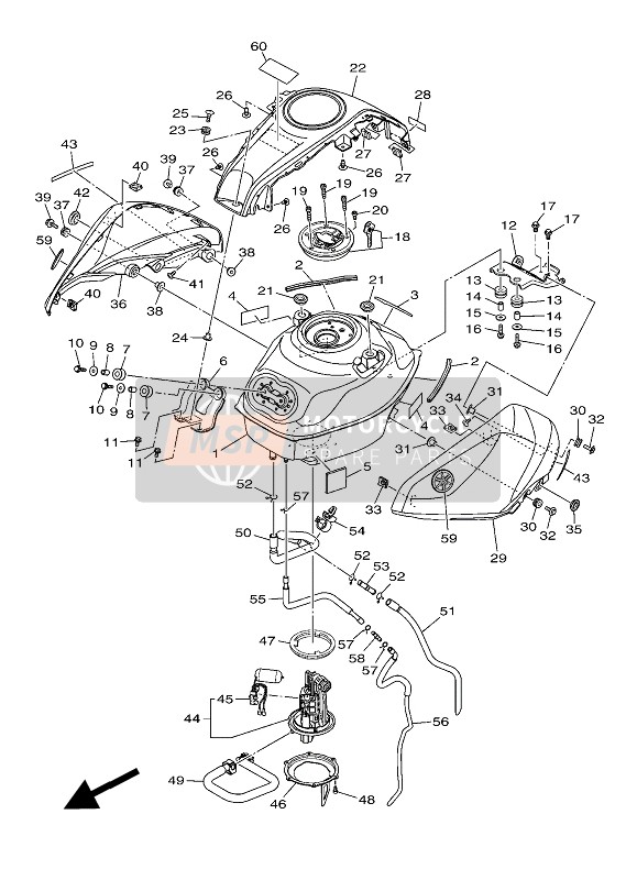 1WDF412900P3, Cover, Kant 1, Yamaha, 0