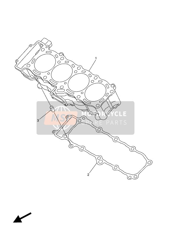 Yamaha FZ1-S 2014 Cylinder for a 2014 Yamaha FZ1-S