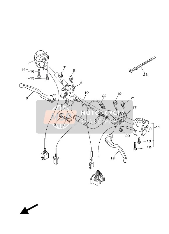 5VLH39220000, Lever 2, Yamaha, 0