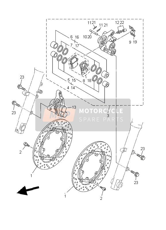 BREMSSATTEL VORNE