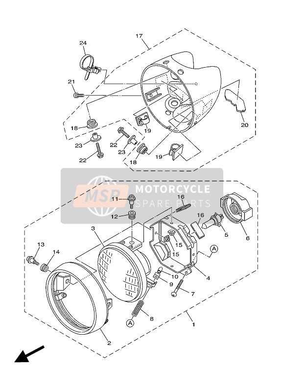 5PX8413G0000, Plate, Guide, Yamaha, 0