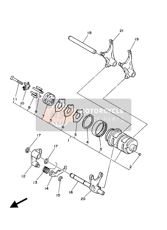 Shift Cam & Fork