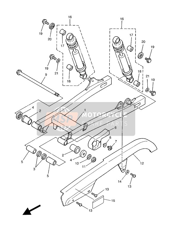 Brazo trasero & Suspensión