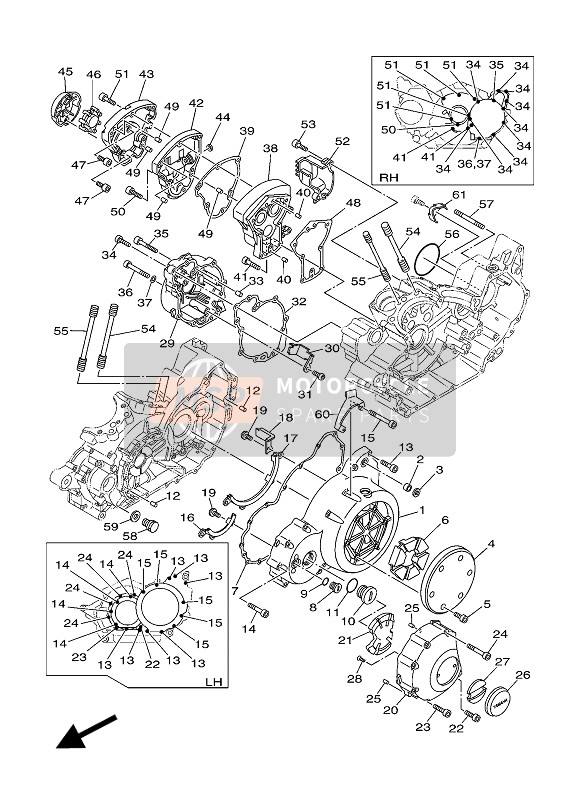 4WM154840000, Klemme 2, Yamaha, 2