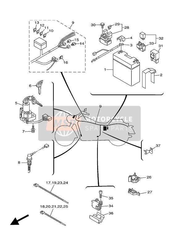 904642000200, Klem, Yamaha, 0