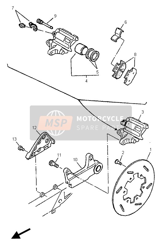 Rear Brake Caliper