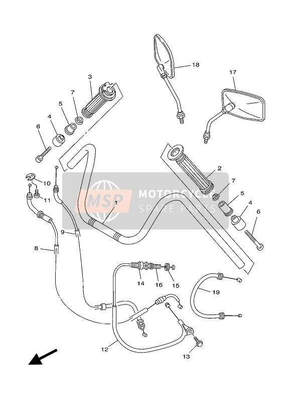 Steering Handle & Cable