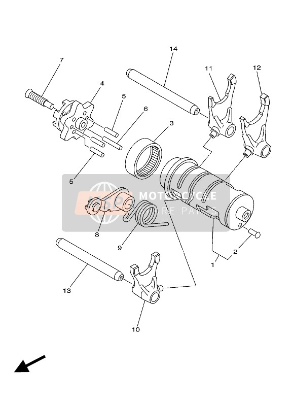 Shift Cam & Fork