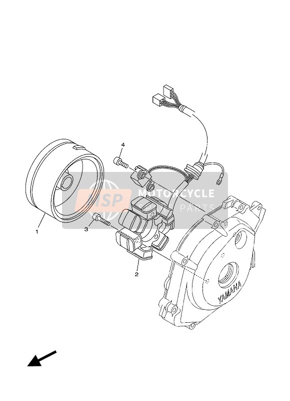 Yamaha YBR125 2004 GENERATOR für ein 2004 Yamaha YBR125