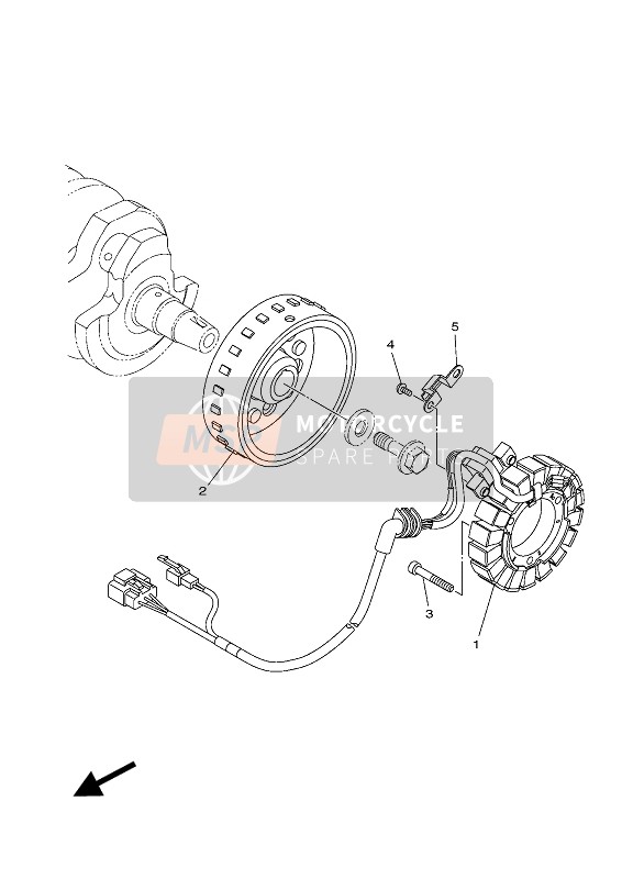 Yamaha MT-07 ABS 2017 Generator for a 2017 Yamaha MT-07 ABS