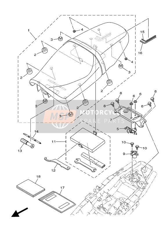 B9028199H100, Om MTM850, Yamaha, 1