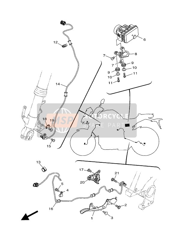 Yamaha MT-10 2017 Electrical 3 for a 2017 Yamaha MT-10