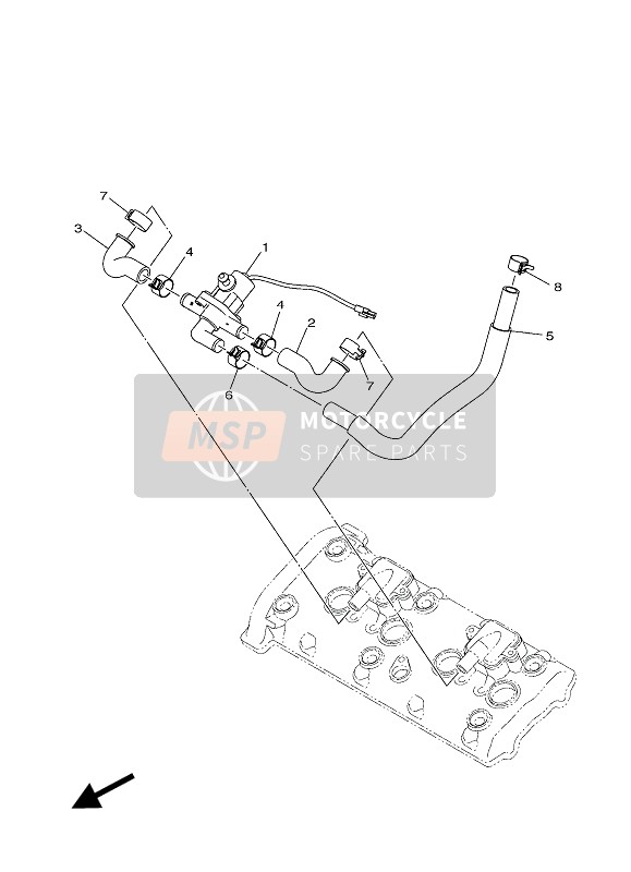 Yamaha MT-10 SP 2017 Air Induction System for a 2017 Yamaha MT-10 SP