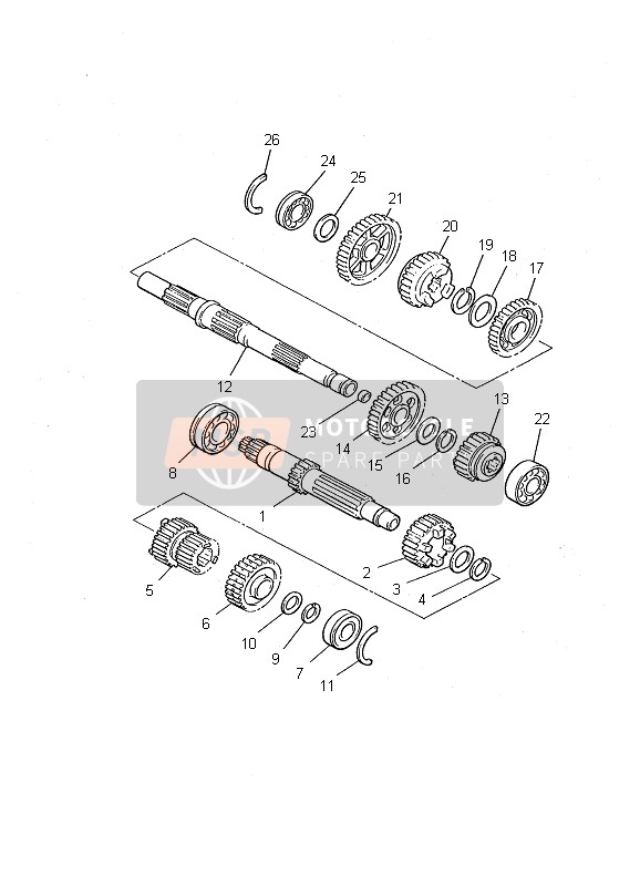 Yamaha V-MAX12 2002 Transmission for a 2002 Yamaha V-MAX12