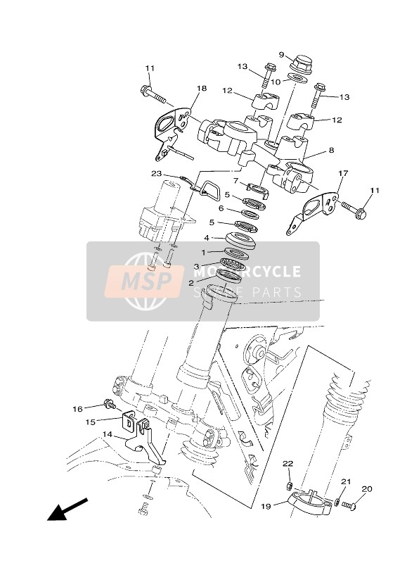 4FPF34121000, Piletta A Sfere 2, Yamaha, 1