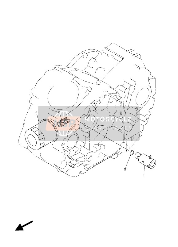 Yamaha XV950 ABS 2017 Oil Cleaner for a 2017 Yamaha XV950 ABS