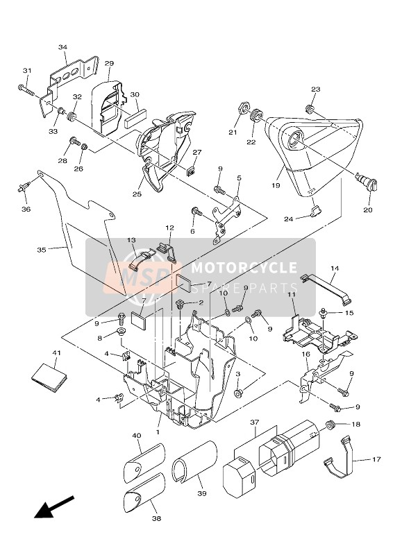 BS528199F000, O/m XVS950CUD, Yamaha, 0