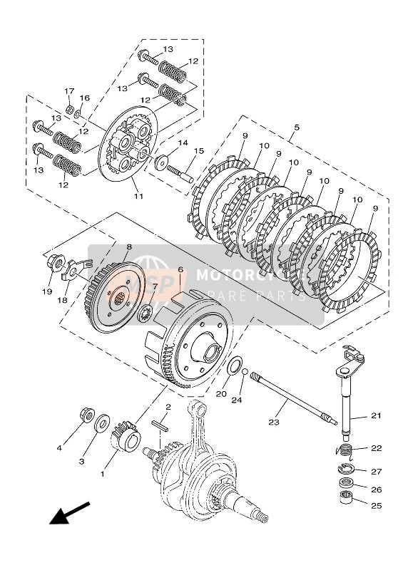 902082000300, Rondelle,  Grower Con, Yamaha, 2