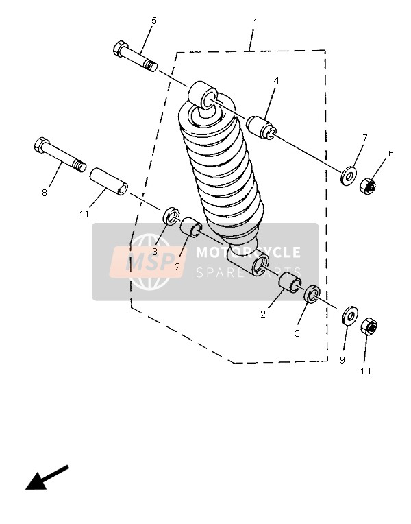 Suspension arrière