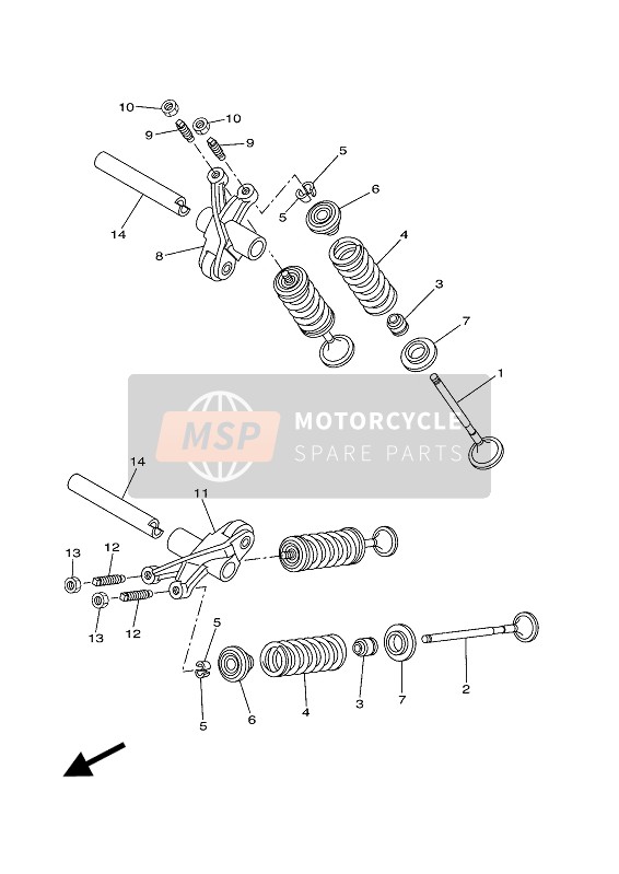 Yamaha YZF-R125 ABS 2017 Valve for a 2017 Yamaha YZF-R125 ABS