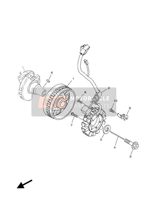 Yamaha MT-10 2018 GENERATOR für ein 2018 Yamaha MT-10