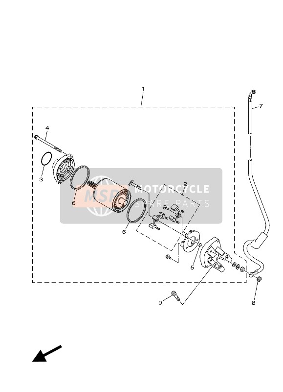 Yamaha MT-10 2018 Comenzando Motor 4 para un 2018 Yamaha MT-10