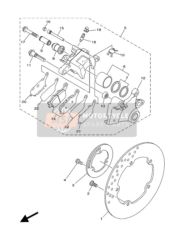 Rear Brake Caliper