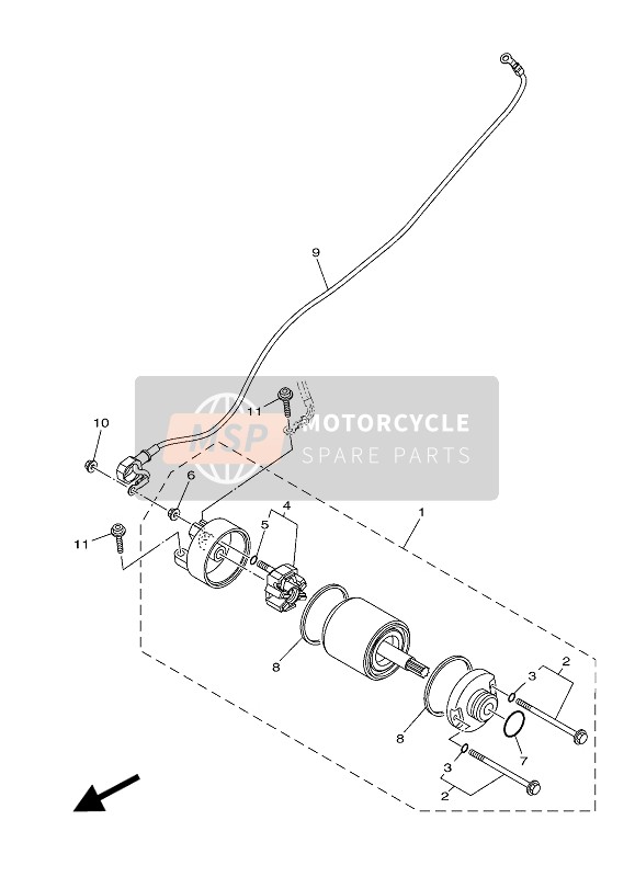 Yamaha MT-09 SP 2018 Di Partenza Il Motore 4 per un 2018 Yamaha MT-09 SP