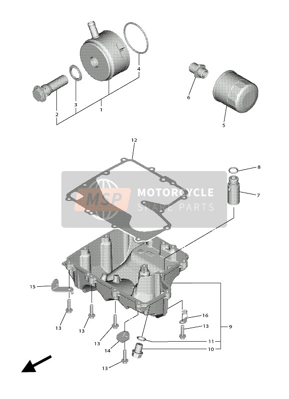 Yamaha YZF-R6 2018 Limpiador de aceite para un 2018 Yamaha YZF-R6