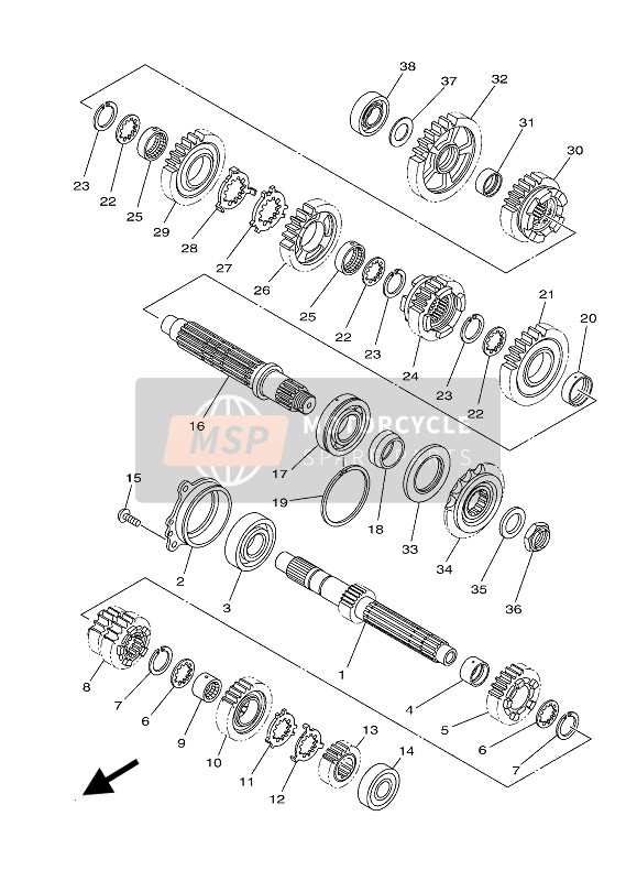 Yamaha TRACER 900 2019 Transmission pour un 2019 Yamaha TRACER 900