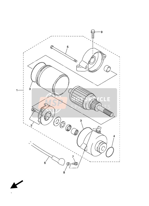 Yamaha FJR1300AS 2020 Comenzando Motor 4 para un 2020 Yamaha FJR1300AS