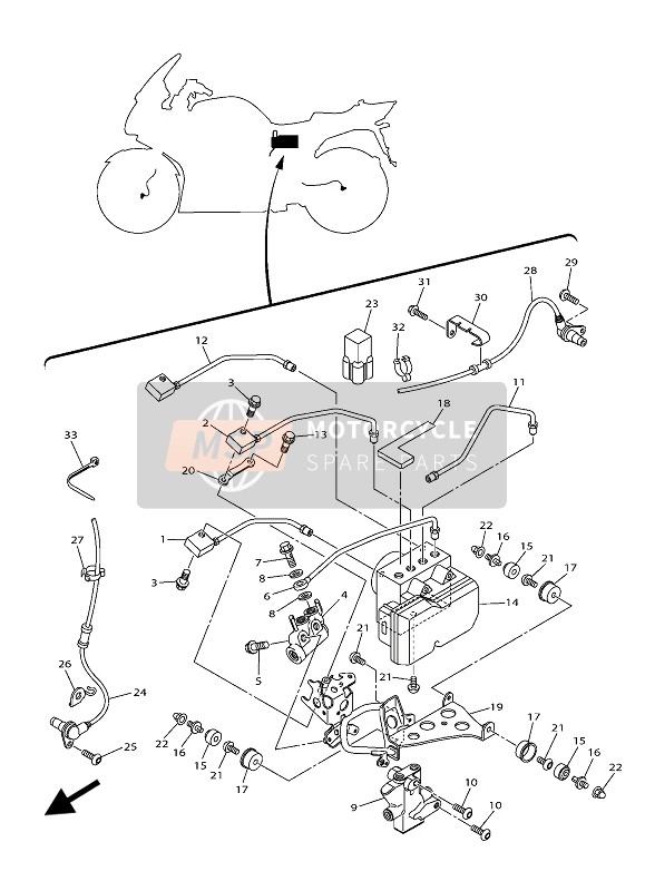 Yamaha FJR1300AS 2020 ELECTRICAL 3 for a 2020 Yamaha FJR1300AS