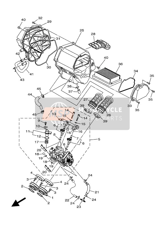 Yamaha MT-03 2020 Admission pour un 2020 Yamaha MT-03