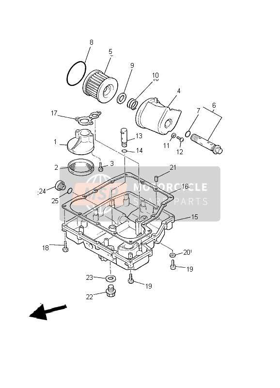 Yamaha XJR1300 2002 Pulitore Dell'Olio per un 2002 Yamaha XJR1300