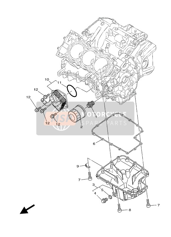 Yamaha MT-09 ABS 2020 Nettoyant à l'huile pour un 2020 Yamaha MT-09 ABS