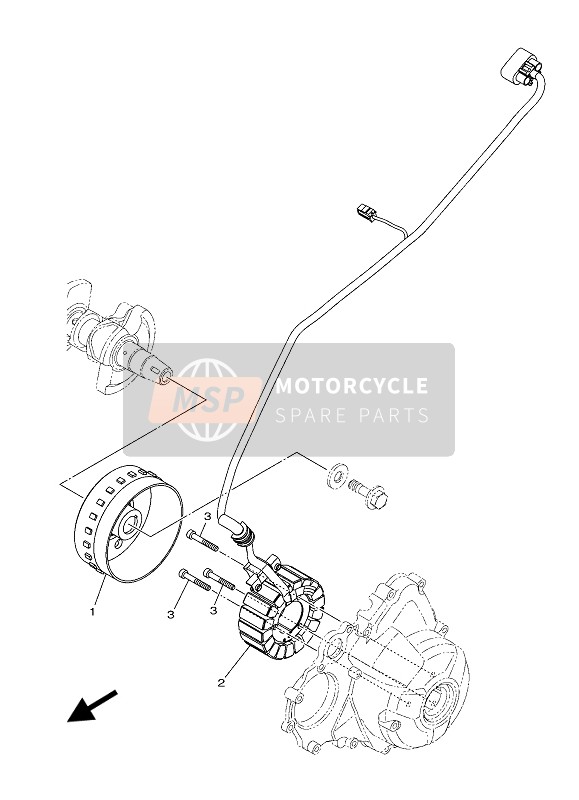 Yamaha MT-09 ABS 2020 GENERATOR for a 2020 Yamaha MT-09 ABS