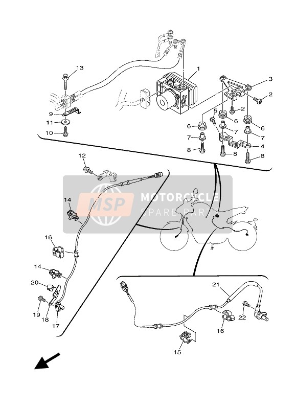 Yamaha MT-09 ABS 2020 ELECTRICAL 3 for a 2020 Yamaha MT-09 ABS