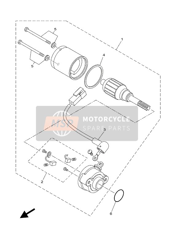 Yamaha MT-125 2020 Départ Moteur pour un 2020 Yamaha MT-125