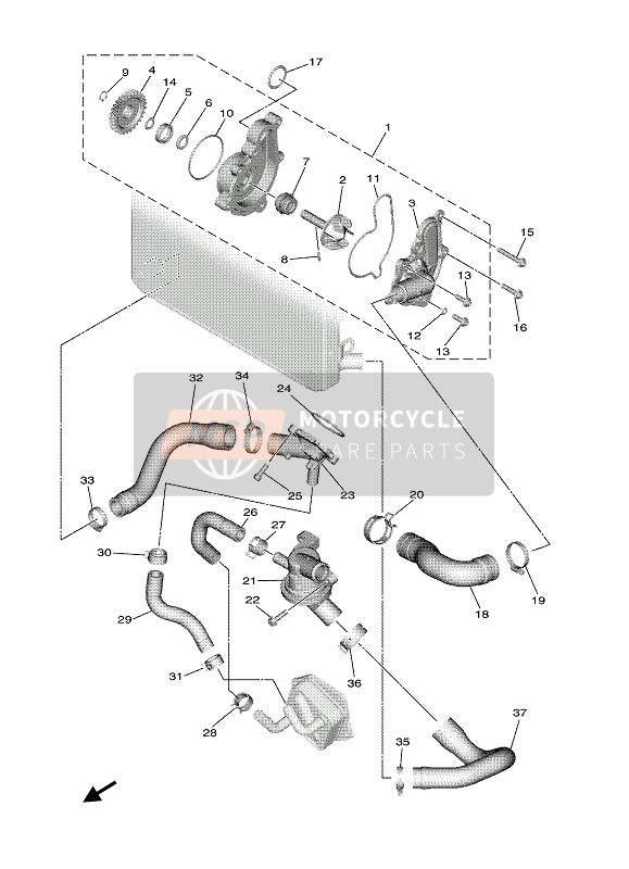 BD5125760000, Hose 1, Yamaha, 1